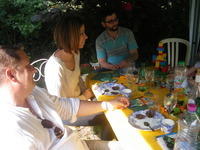 Visite de Bertrand, Isabelle et Alice